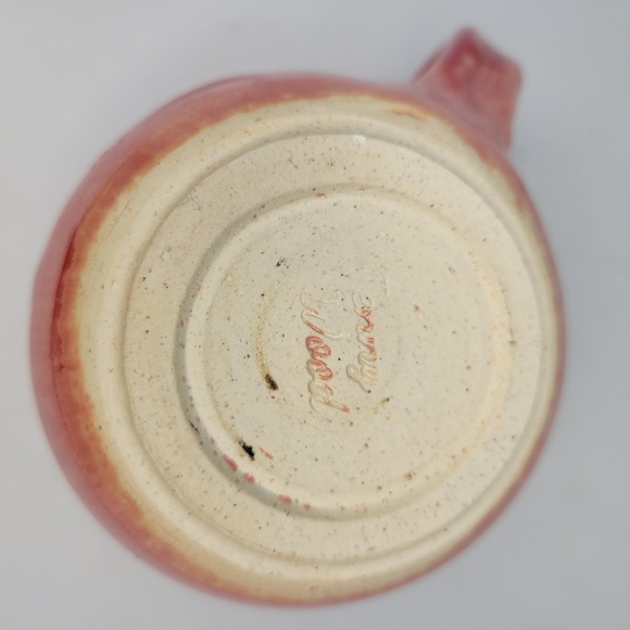 Studio Pottery Ombre Crescent Moon Mug Signed Jenny Wood - Picture 5 of 10